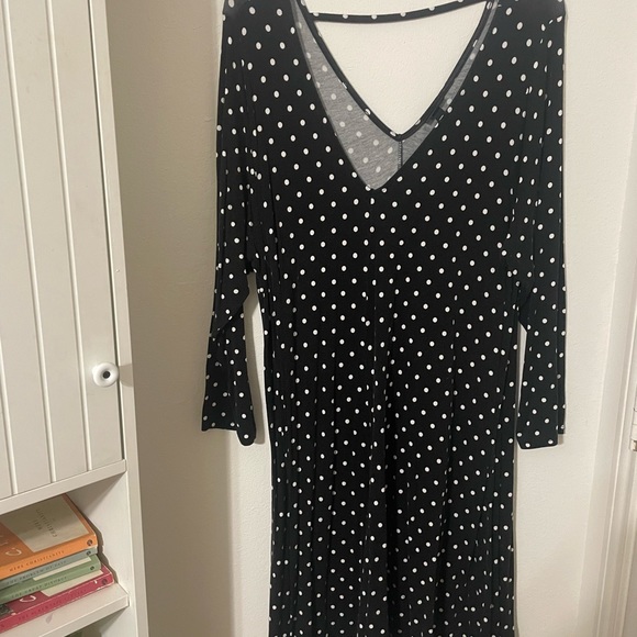 Torrid polka dot soft jersey trapeze dress 3x - Picture 4 of 6